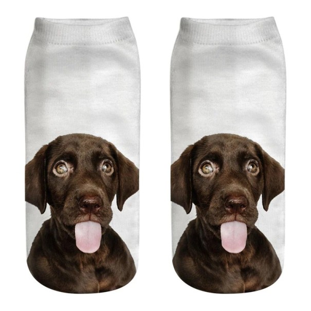 Damen-Socken mit Hund A667 11