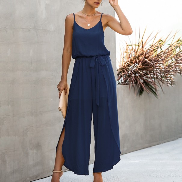 Damen-Sommeroverall G156 dunkelblau L