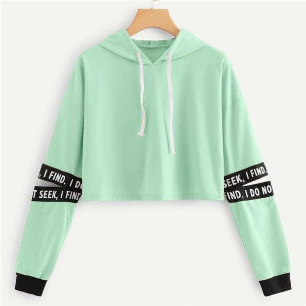 Damen-Sportsweatshirt B14 hellgrün S