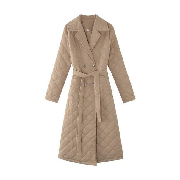 Damen-Steppmantel P1366 beige M