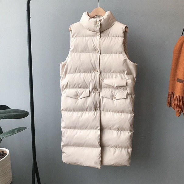 Damen-Steppweste P1411 beige M
