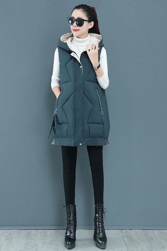 Damen-Steppweste P1535 dunkelblau XL