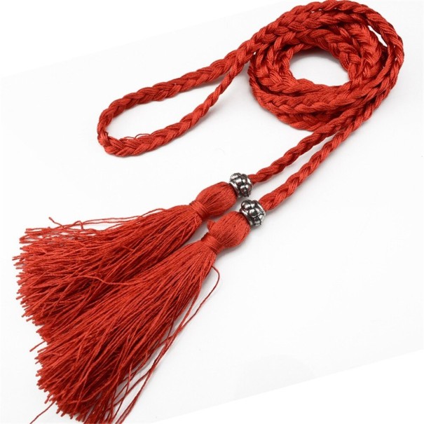 Damen-Strickgürtel L60 rot