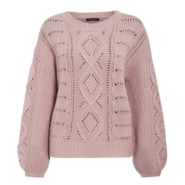 Damen-Strickpullover B45 altrosa M