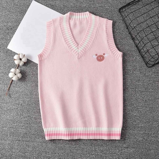 Damen-Strickweste A2270 rosa S
