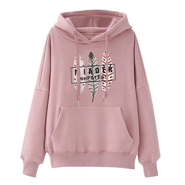 Damen-Sweatshirt mit A12-Aufdruck rosa XL