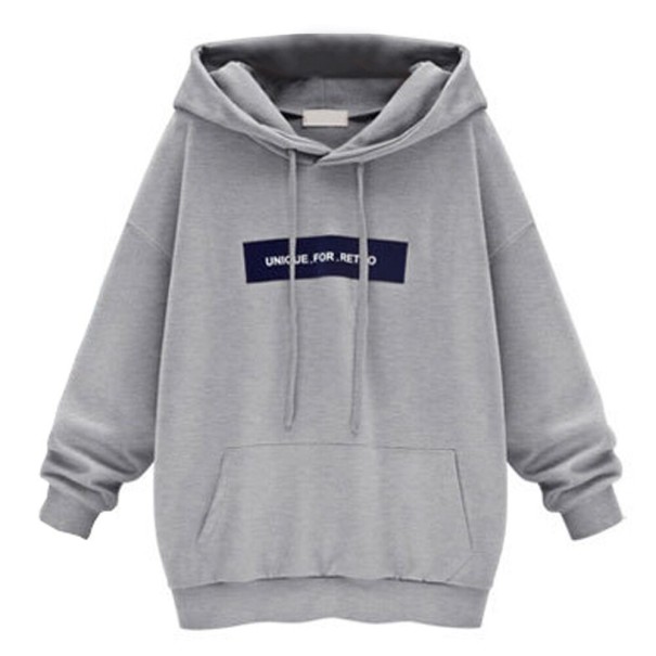 Damen-Sweatshirt mit A17-Aufdruck grau S