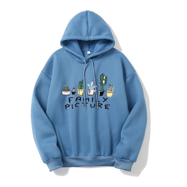 Damen-Sweatshirt mit A44-Aufdruck blau M 2