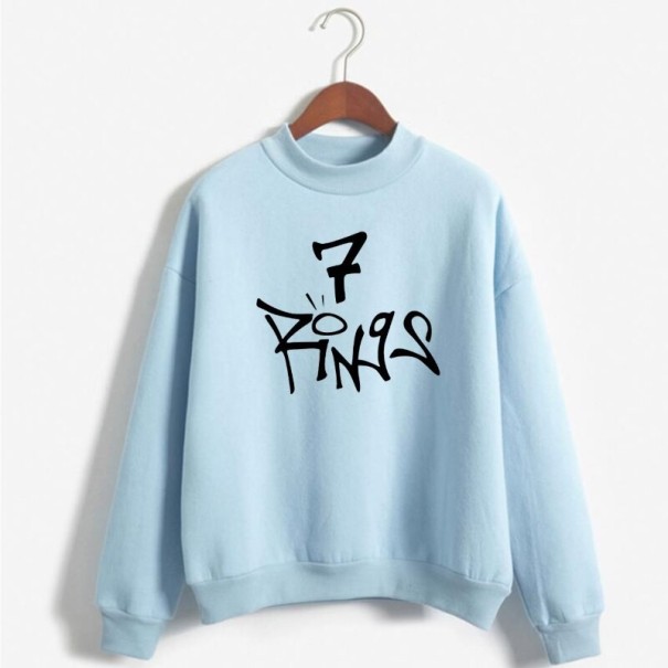 Damen-Sweatshirt mit A65-Aufdruck hellblau S