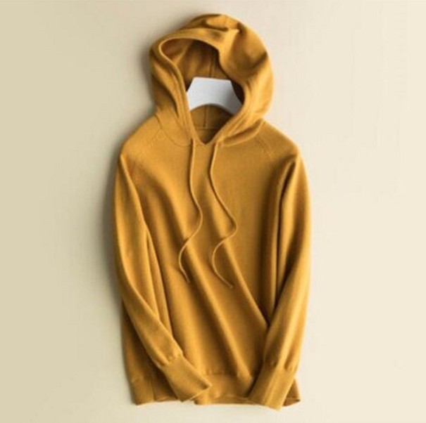 Damen-Sweatshirt mit Kapuze G289 senf M