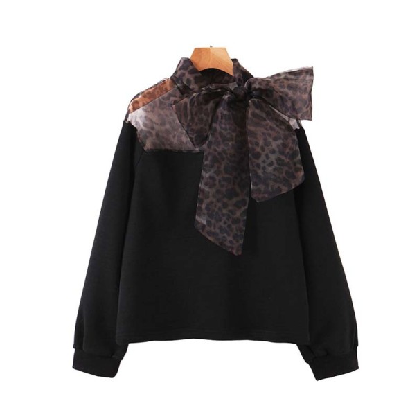 Damen-Sweatshirt mit Schleife L 2