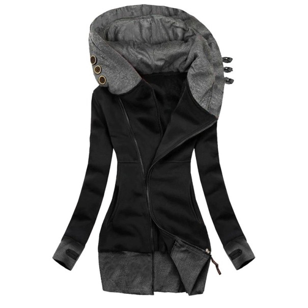 Damen-Sweatshirt P1558 schwarz XXL