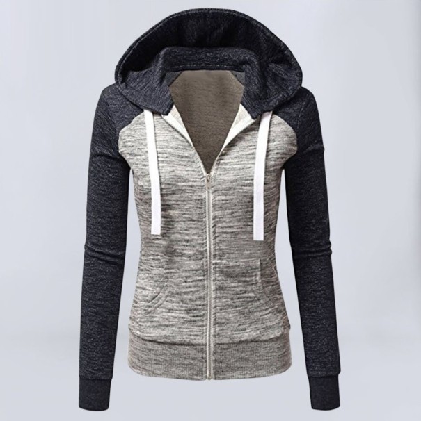 Damen-Sweatshirt P2533 dunkelgrau M
