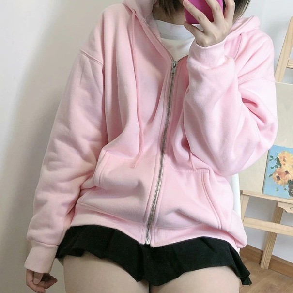 Damen-Sweatshirt rosa P2450 1