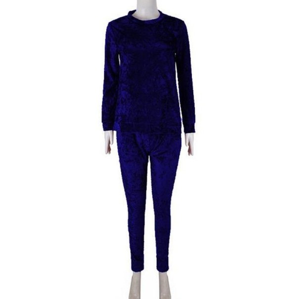 Damen-Sweatshirt und Hose blau L