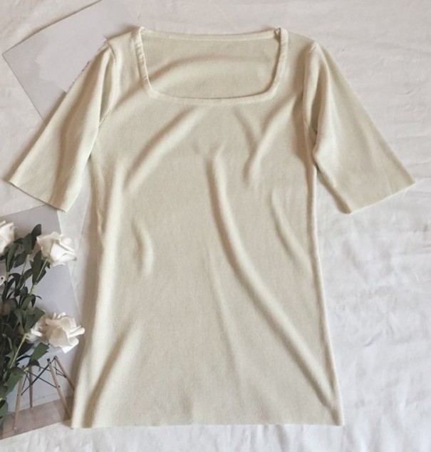 Damen-T-Shirt A1322 beige M