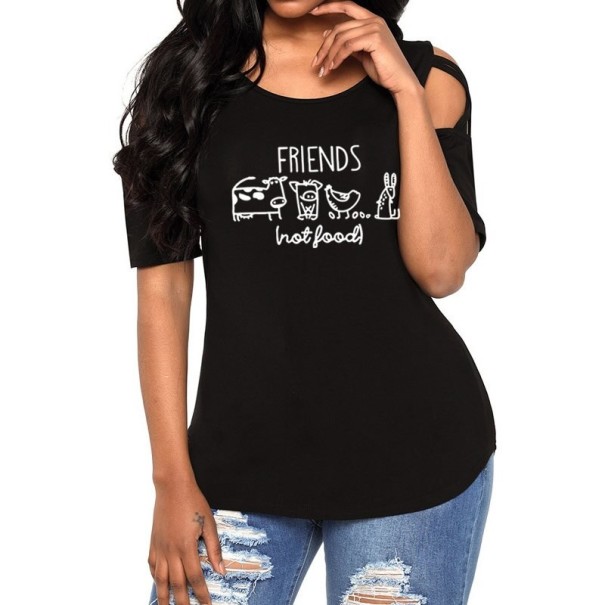 Damen-T-Shirt für Vegetarier XL 6