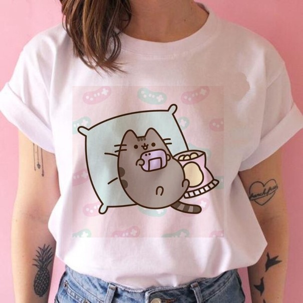 Damen-T-Shirt mit A218-Aufdruck XS 9