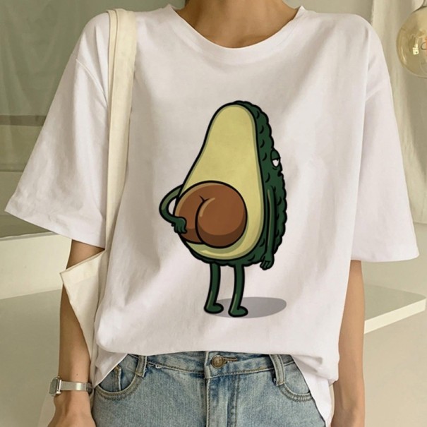 Damen-T-Shirt mit Avocado M 2