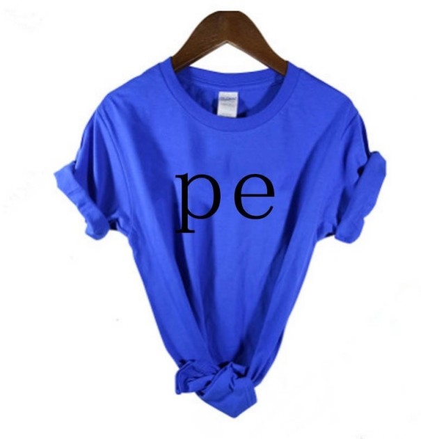 Damen-T-Shirt mit B134-Aufdruck L 6