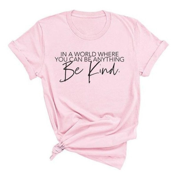 Damen-T-Shirt mit B357-Aufdruck rosa XXL