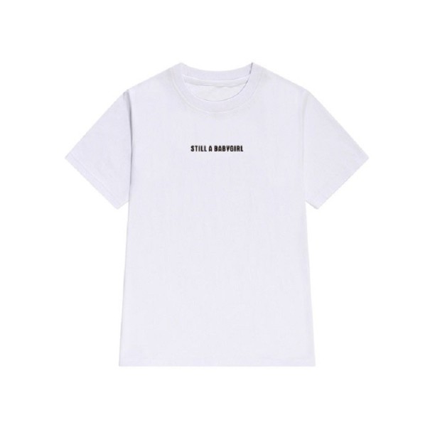 Damen-T-Shirt mit der Aufschrift B75 weiß XS