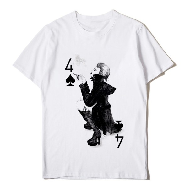 Damen-T-Shirt mit Kartenmotiv M 11