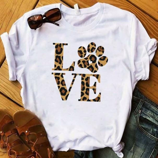 Damen-T-Shirt mit Love-Aufdruck B173 XL 2