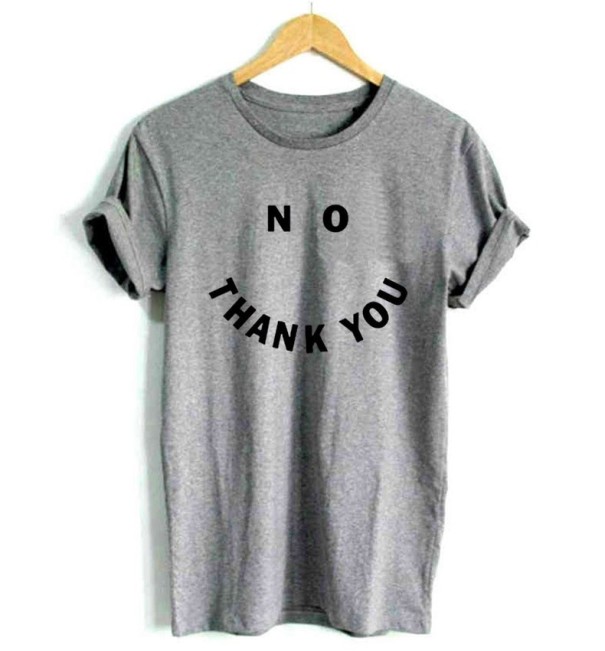 Damen-T-Shirt mit lustigem Aufdruck B144 grau XL