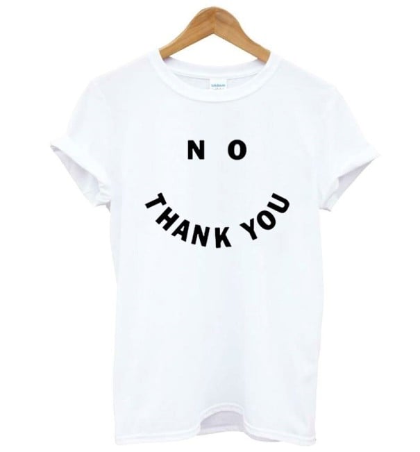 Damen-T-Shirt mit lustigem Aufdruck B144 weiß XXS