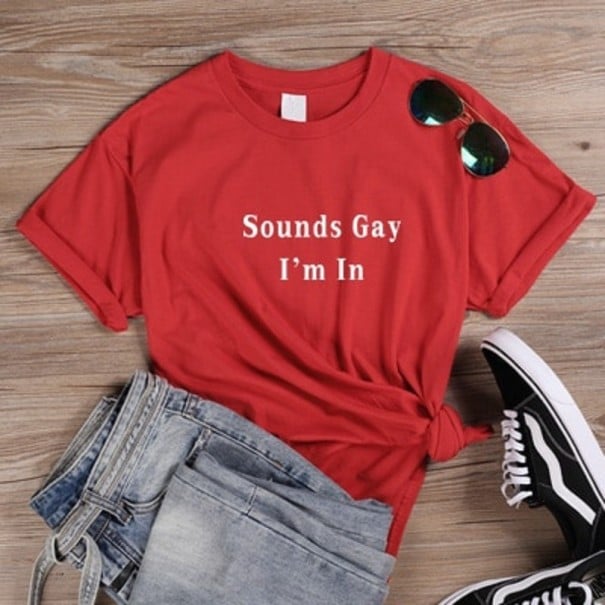 Damen-T-Shirt mit lustigem Aufdruck B160 L 12