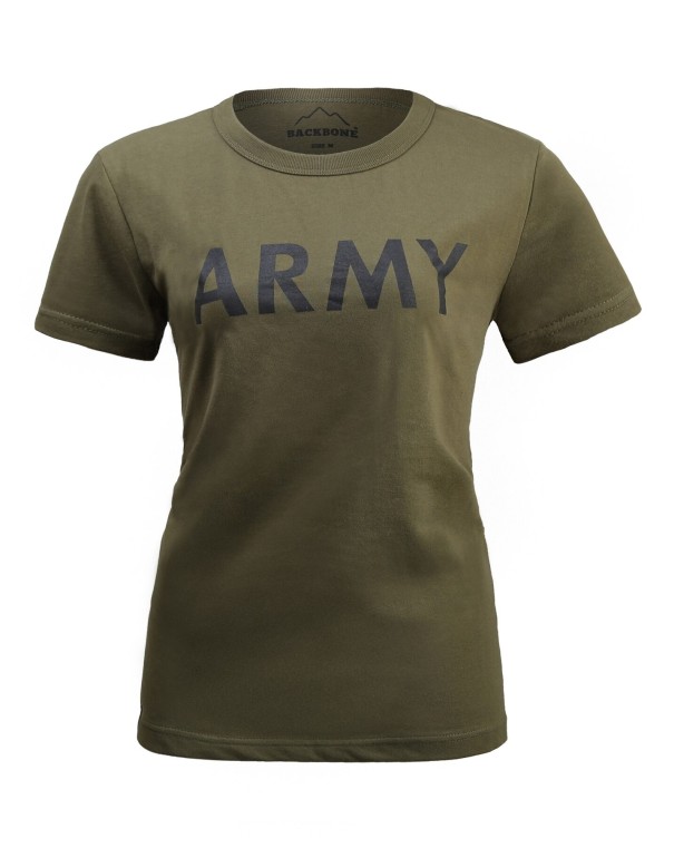 Damen-T-Shirt mit Militärmotiv S 2