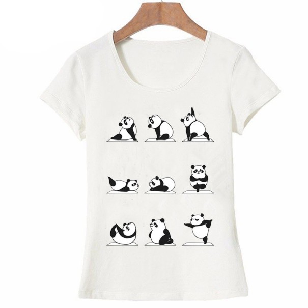 Damen-T-Shirt mit Pandas S