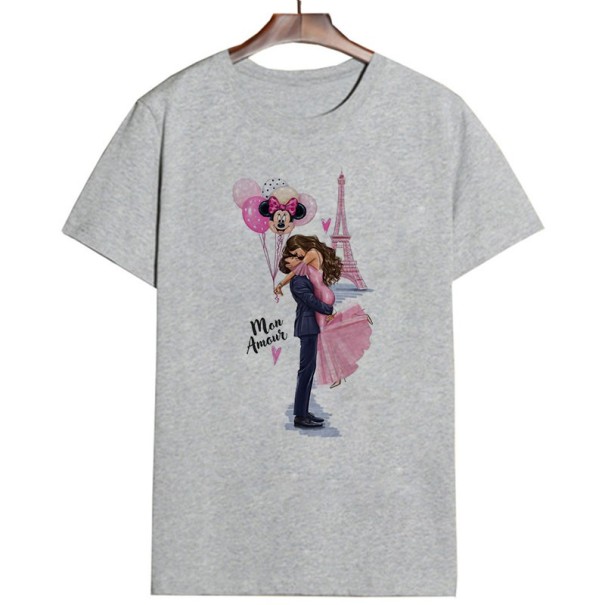 Damen-T-Shirt mit Paris-Motiv M 2