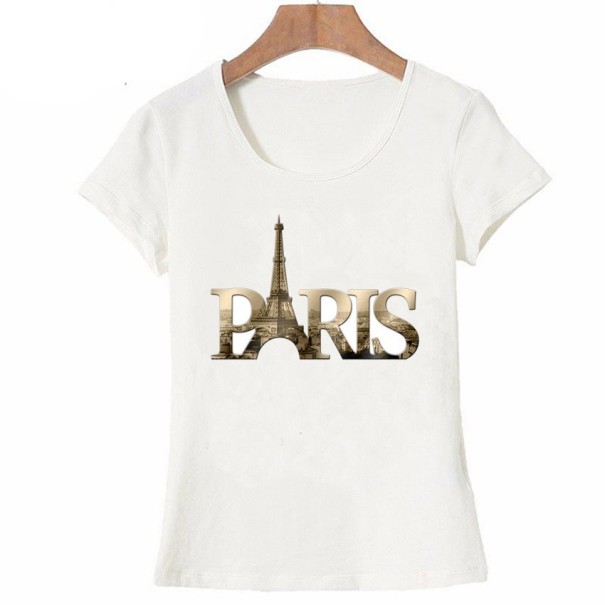 Damen-T-Shirt mit Paris-Motiv S 1