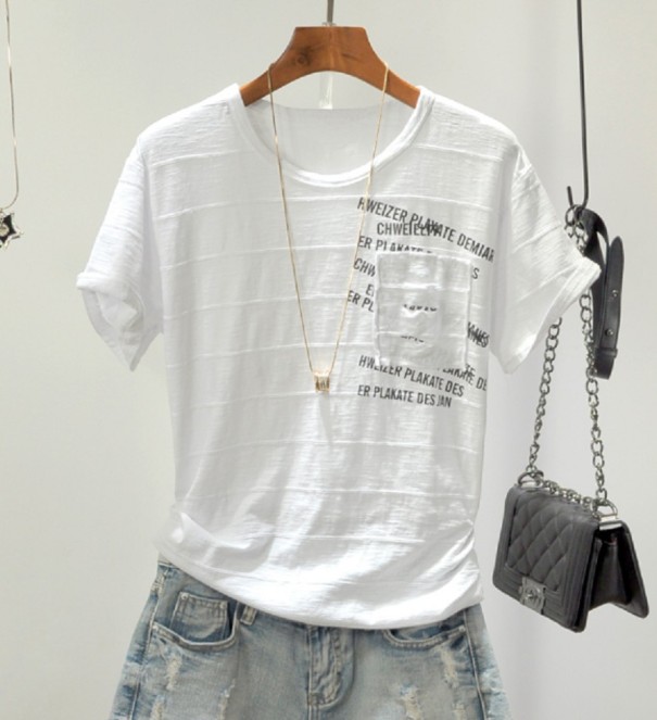 Damen-T-Shirt mit Tasche A1233 M 4