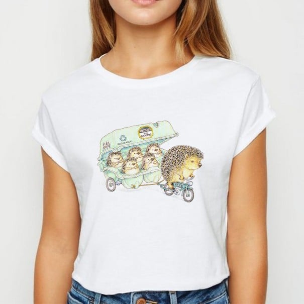 Damen-T-Shirt mit Tiermotiv B352 L 8