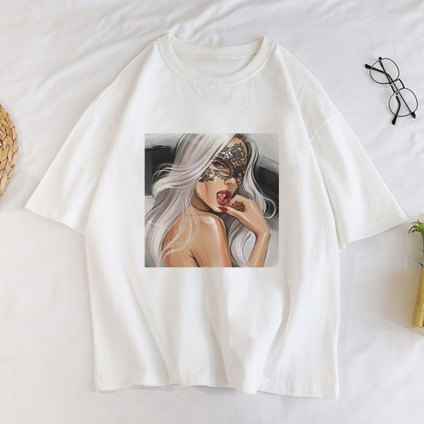 Damen-T-Shirt mit weiblichem Aufdruck A1236 M 2