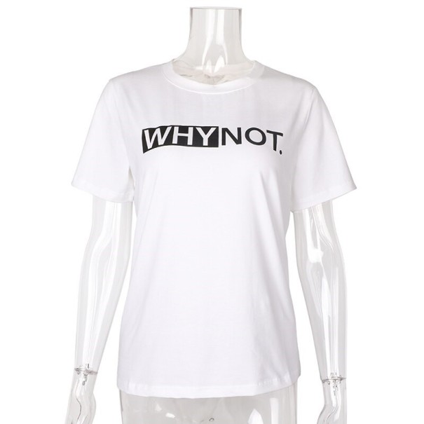 Damen-T-Shirt WHY NOT weiß XL