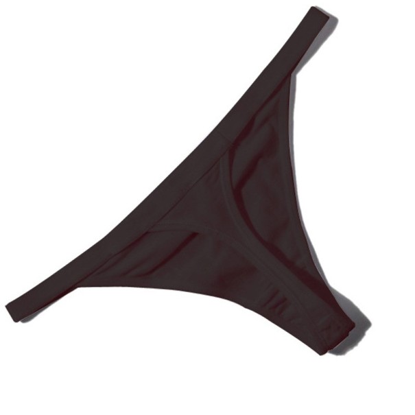 Damen-Tanga aus Baumwolle J2314 schwarz M