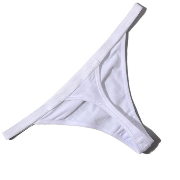 Damen-Tanga aus Baumwolle J2314 weiß S