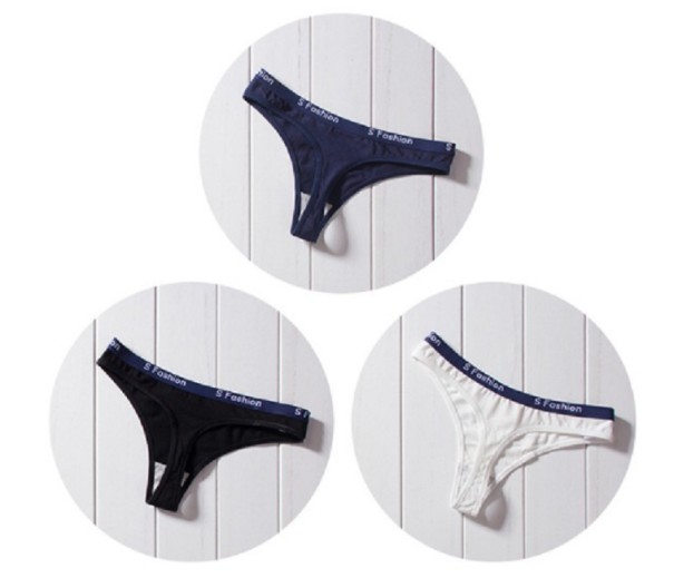 Damen-Tanga FASHION - 3 Stk L 3
