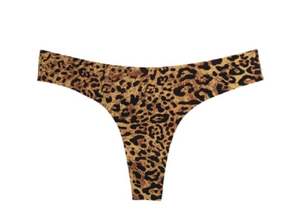 Damen-Tanga mit Animal-Print S 1