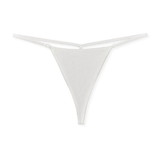 Damen-Tanga - String weiß S