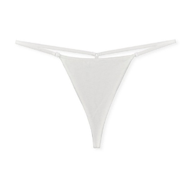 Damen-Tanga - String weiß XS