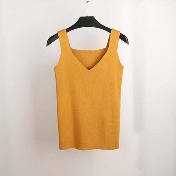 Damen-Tanktop A1118 gelb M