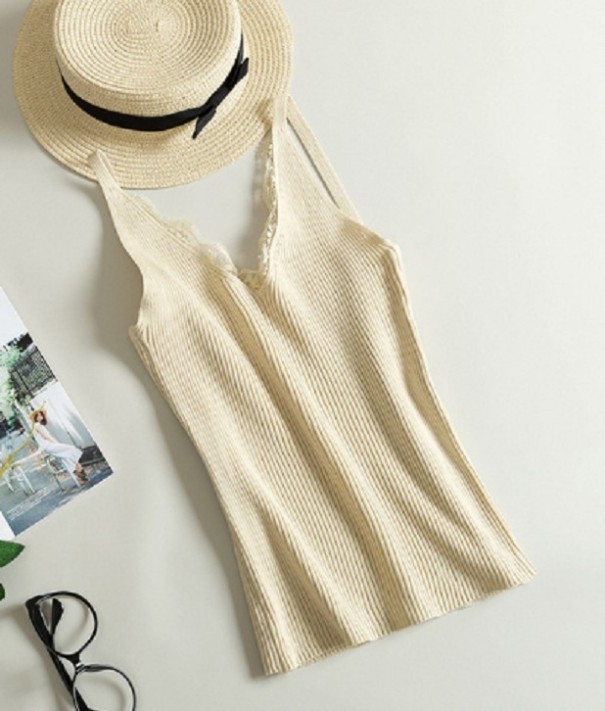 Damen-Tanktop J3018 creme L-XL