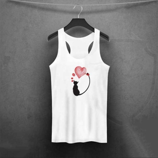 Damen-Tanktop mit Katzenprint XL 5