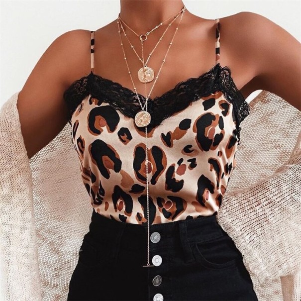 Damen-Tanktop mit Tiermuster M 1