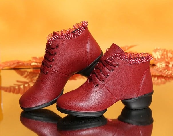 Damen-Tanzschuhe 82007 rot 38